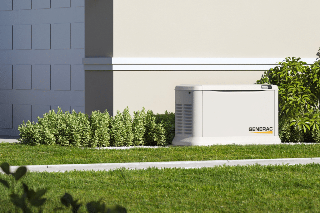 Generac Generator Installation Outdoors Alpha Omega Electric California