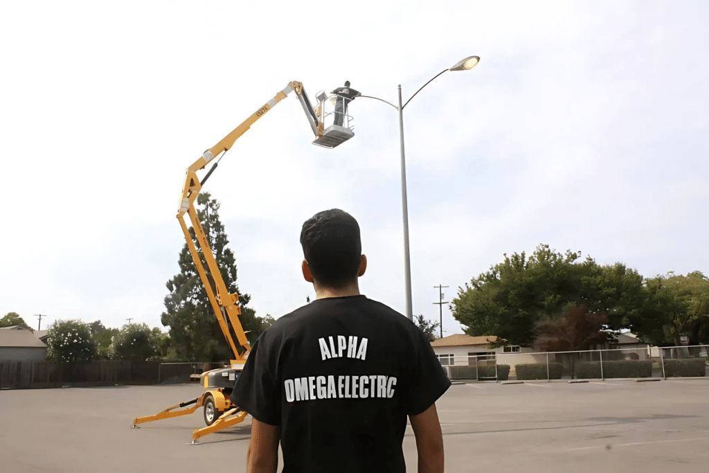 Electrical Contractors Street Light Repair Alpha Omega Electric California