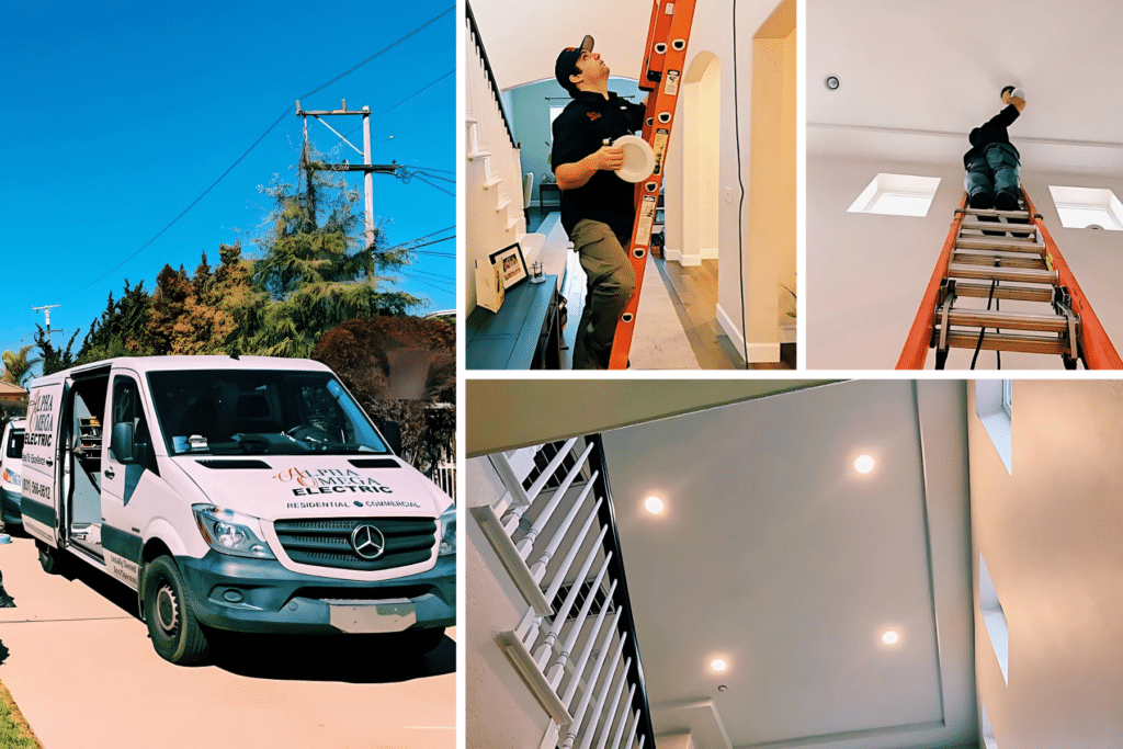 Licensed Electricians Install Alpha Omega Electric California