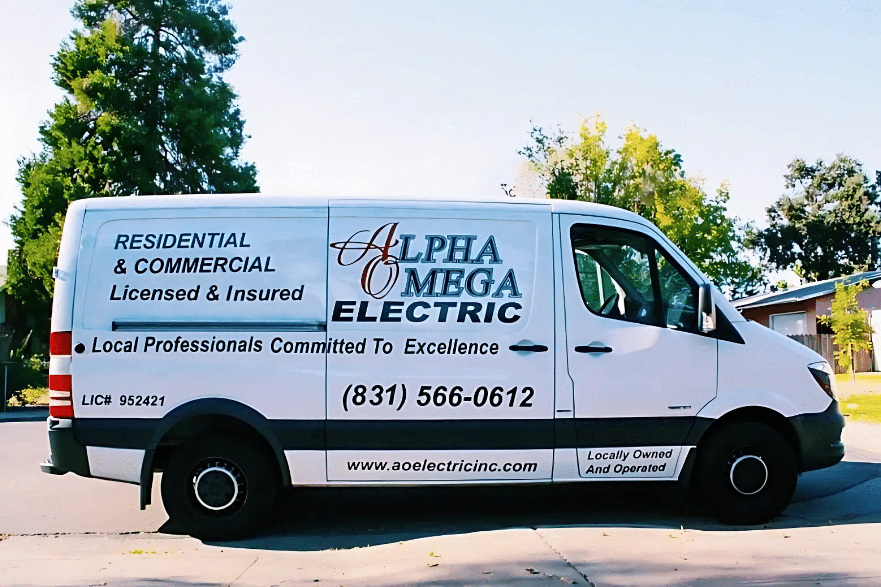 Professional Electricians Services Van Alpha Omega Electric California