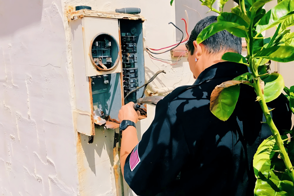 Electricians Circuit Panel Rewire Alpha Omega Electric California