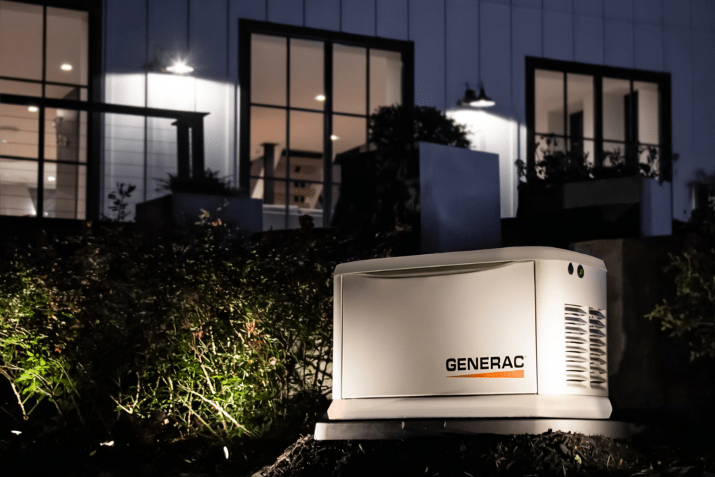 Generac Generator Installation Close Up Alpha Omega Electric California