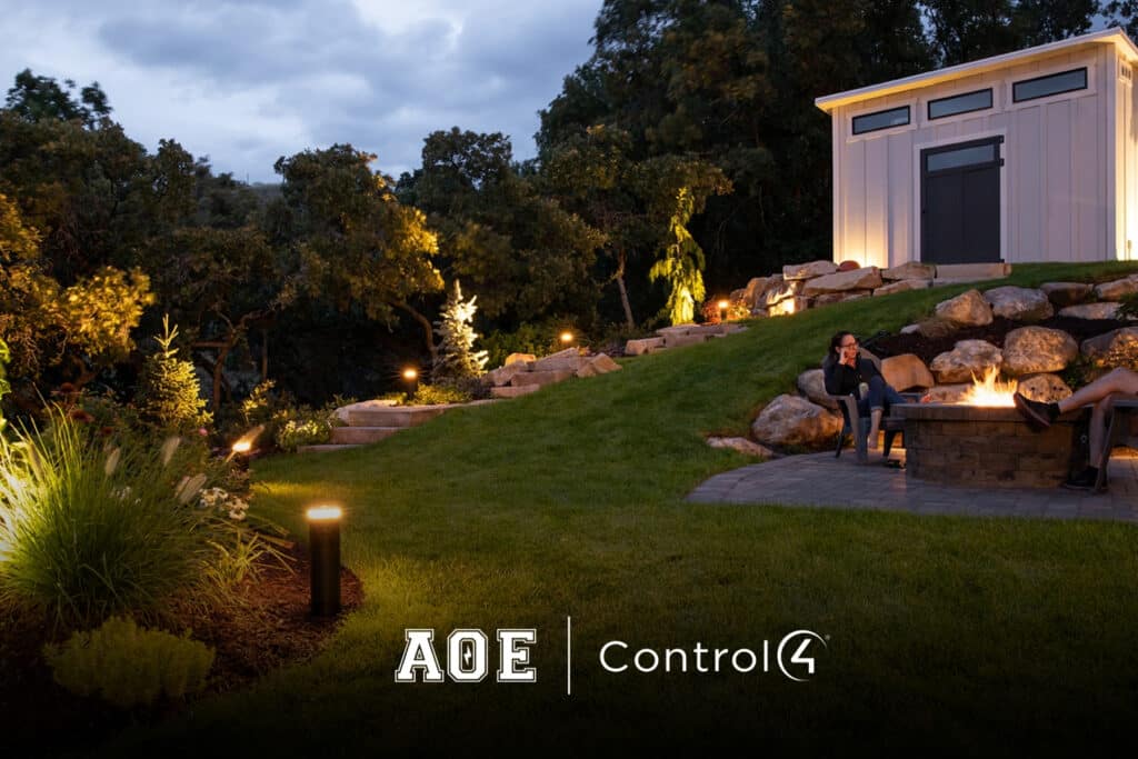Smart Home Lighting Alpha Omega Electric California Control 4 Partner Outdoor