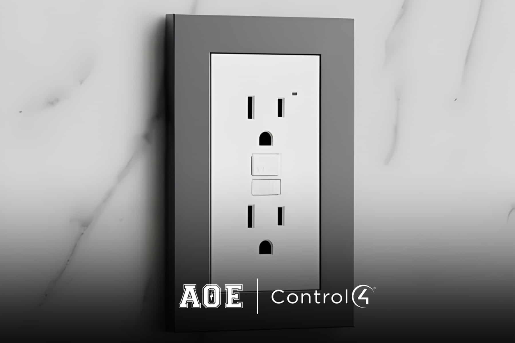 Smart Switches & Plugs Alpha Omega Electric California Control 4 Partner Outlet